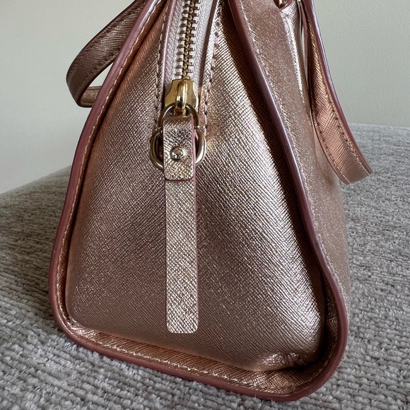Kate Spade - Metallic Rose Gold Crossbody Purse - Picture 4 of 7